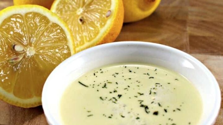 Lemon and Garlic Butter Sauce. This is delicious served with seafood, fish, chicken or pork. Very easy and quick to make too!