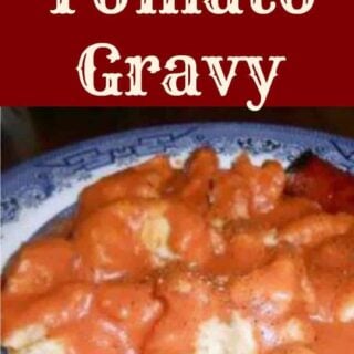 Mama's Tomato Gravy is an original family recipe, passed down through the generations. Delicious simply served with biscuits!