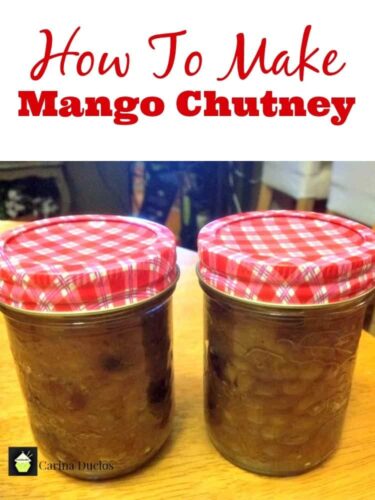 How To Make Mango Chutney. Easy instructions and goes great with cheese or cold cold cuts, use as a marinade or to have as a compliment for buffet foods, such as sausage rolls etc
