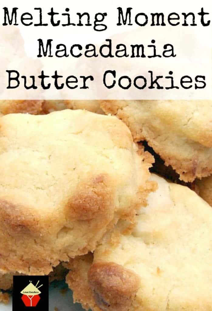 Melting Moment Macadamia Butter Cookies 5 Melting Moment Macadamia Butter Cookies . These little cookies have a wonderful vanilla flavor and melt in your mouth. Easy to make! | Lovefoodies.com