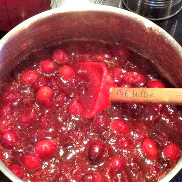 Nanny's Easy Cranberry Sauce. A delicious recipe, quick and easy to make and perfect with turkey, cold cuts, use in cakes etc. Yummy!