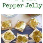 Nanny's Easy Jalapeno Pepper Jelly Great recipe and delicious served on crackers with cream cheese!