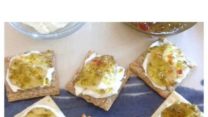 Nanny's Easy Jalapeno Pepper Jelly Great recipe and delicious served on crackers with cream cheese!