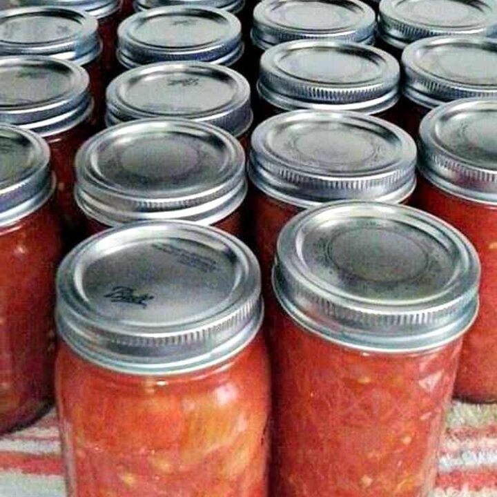 Old Fashioned Canned Tomatoes Old Fashioned Canned Tomatoes. A great easy tutorial & recipe so you can capture the taste of Summer and enjoy during the Winter months!