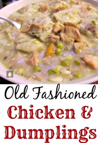 Old Fashioned Chicken and Dumplings is a fabulous old family recipe,all made from scratch and tastes so good!