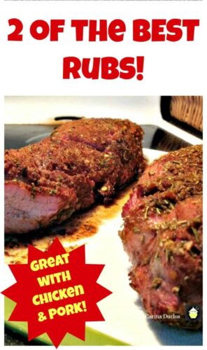 2 Of The Best Rubs! - A choice of great family favorite rubs, perfect for pork or chicken. Grill or oven, you choose! Keeper recipes!
