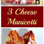 Three Cheese Stuffed Manicotti 4 Three Cheese Stuffed Manicotti - A great tasting easy recipe and freezer friendly too! Perfect for busy families.