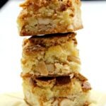 White Chocolate Cashew Brownies. A delicious brownie recipe with great flavors. Really easy recipe too!