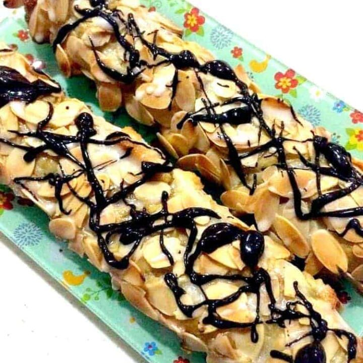Almond Pastries 6 Almond Pastries. A perfect treat to have with a cup of tea!