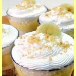 Banana Cream Pie Cups. A delicious no bake dessert and easy too!