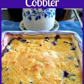 Papa's Blueberry Cobbler - A great dessert, serve warm with lovely scoop of ice cream.