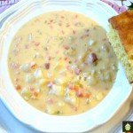 Prize Winning Cheddar & Ham Chowder. Really delicious!