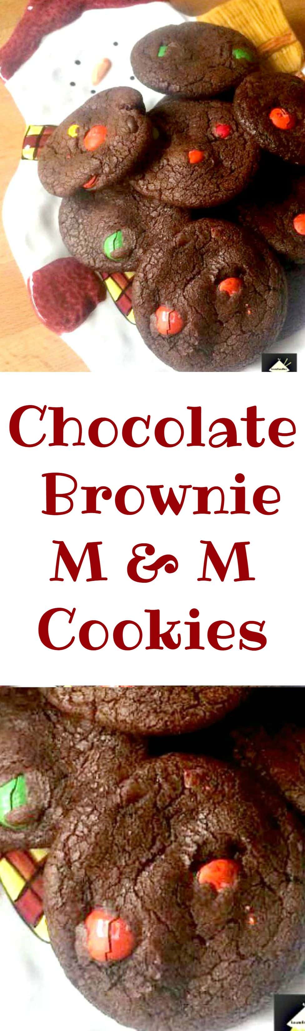 Chocolate Brownie M And M Cookies Lovefoodies