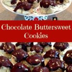 Chocolate Buttersweet Cookies. Delicious cookies filled with a nutty cream cheese filling and frosted with chocolate.