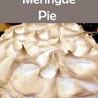 Chocolate Meringue Pie. Easy to make and looks fabulous!