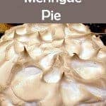 Chocolate Meringue Pie. Easy to make and looks fabulous!
