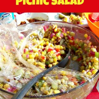 Corn & Cucumber Picnic Salad. A very simple yet great tasting salad