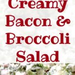 Creamy Bacon & Broccoli Salad. Quick and very easy recipe and always popular!