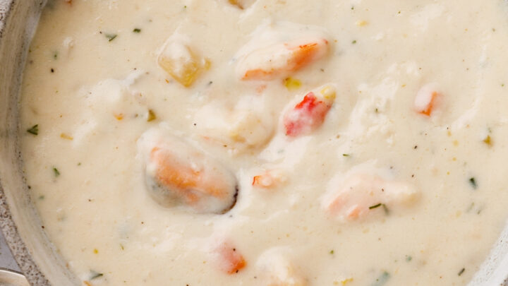 Creamy Shrimp and Corn SoupH