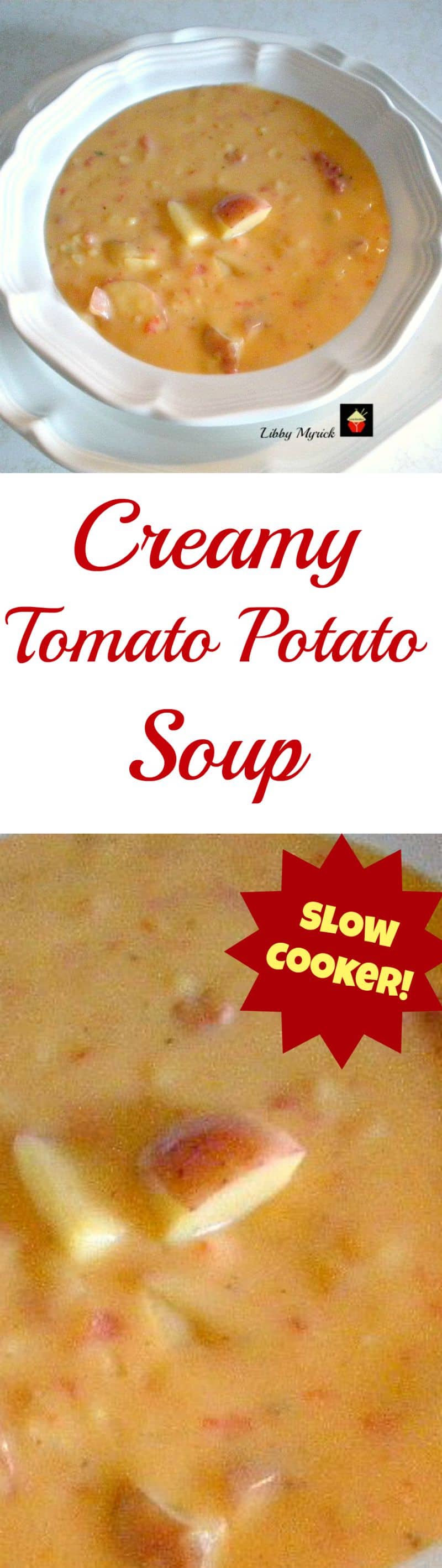 Creamy Tomato Potato Soup (Slow Cooker) Lovefoodies