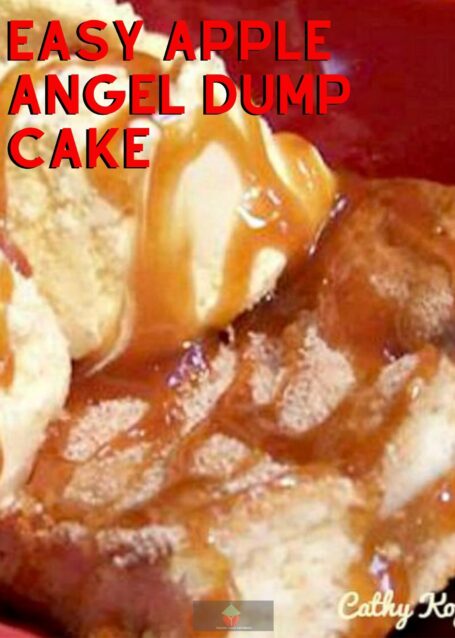 Easy Apple Angel Dump Cake Easy Apple Angel Dump Cake, so delicious with a blob or two of ice cream! Easy recipe and quick to make. Oven or slow cooker, you choose!