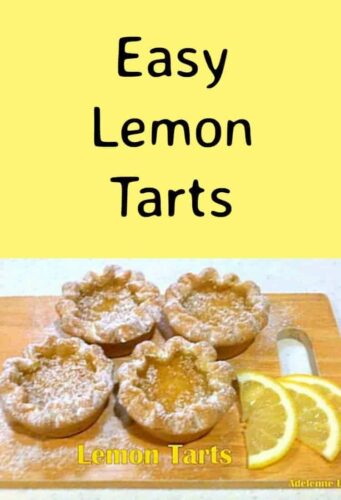 Easy Lemon Tarts. A very easy recipe and freezer friendly too!