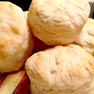 Fluffy Buttermilk Biscuits. Home made, simple, regular ingredients and very easy to make! Serve with a lovely stew or alongside a breakfast. Delicious!
