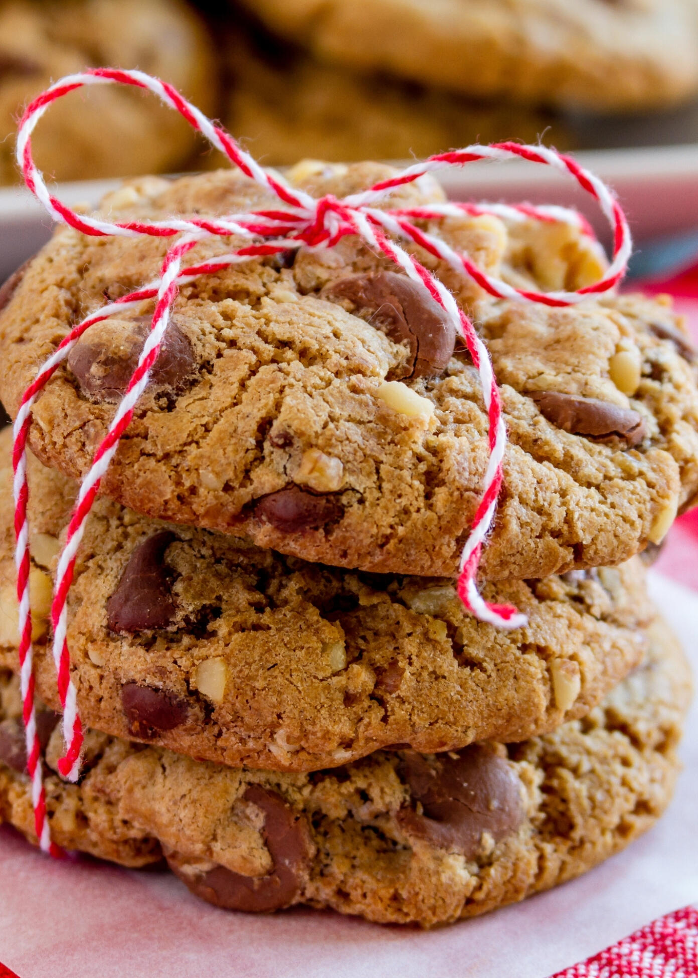 Grandma's Chocolate Chip and Walnut Cookies Lovefoodies