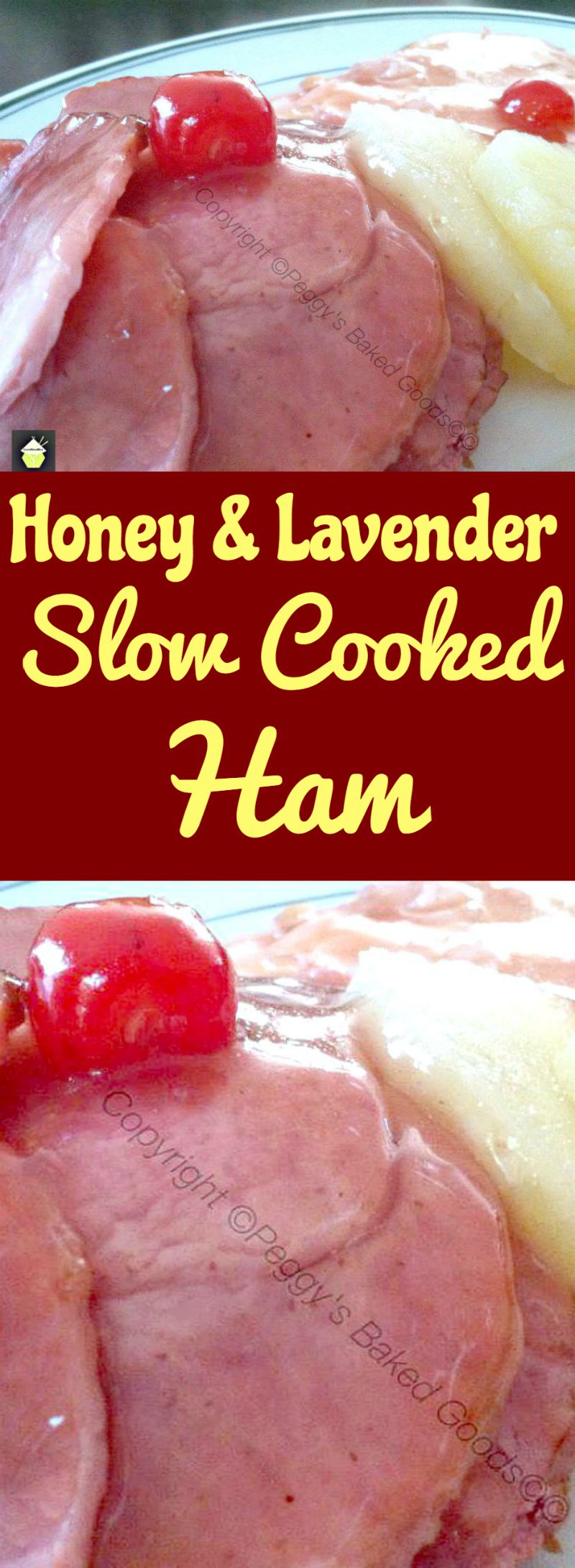 Honey and Lavender Slow Cooked Ham Lovefoodies