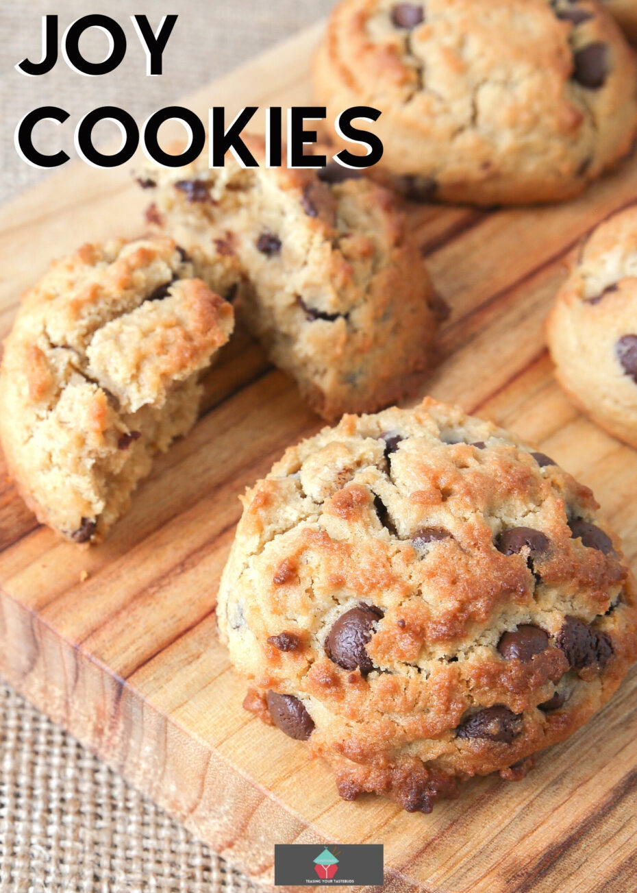 Joy Cookies Joy Cookies. This is an easy recipe packed full of delicious chocolate, coconut and vanilla. These go fast so be sure to bake plenty!