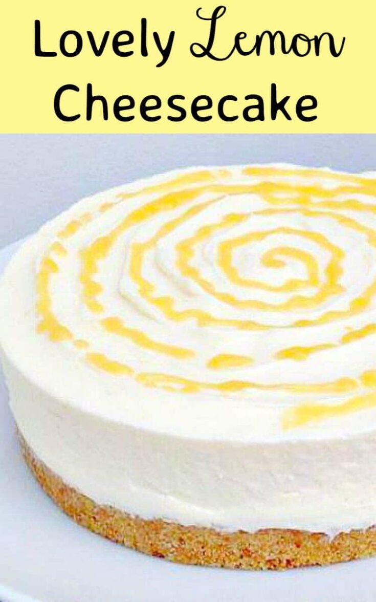 Lovely Lemon Cheesecake Lovefoodies