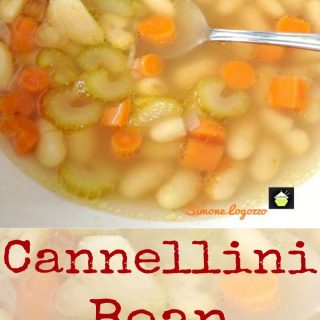Minestra di Fagioli, Cannellini Bean Soup . A great tasting soup using wonderful ingredients