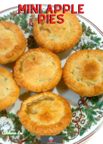 Mini Apple Pies. Easy mini apple pies are delicious homemade small pies with a made from scratch apple filling and a simple pastry case. Ideal for snacks, parties and freezer friendly