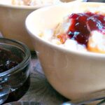 Easy Rice Pudding - An easy recipe and oh so good! Delicious served warm from the oven with a sprinkle of nutmeg or a blob of jam too!