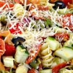 Pasta Party Salad! It's certainly popular at party time!