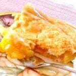 Homemade Peach Pie. A wonderful recipe all made from scratch with a delicious crispy flaky pastry. Serve warm with some whipped cream or ice cream! Yummy!