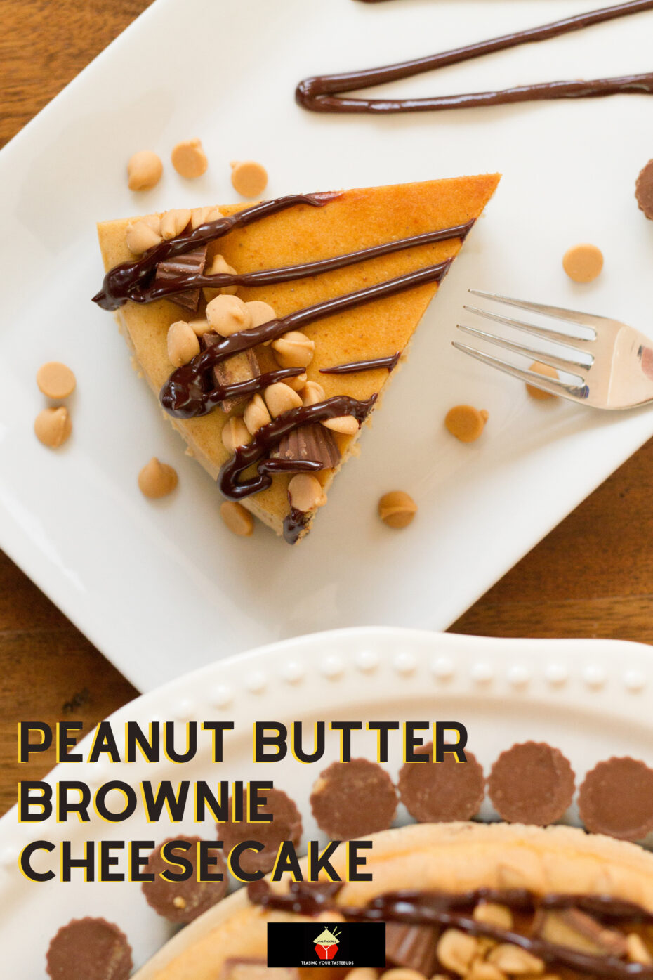 Peanut Butter Brownie Cheesecake Peanut Butter Brownie Cheesecake, a popular baked cheesecake with a brownie base and peanut butter filling. Perfect for chocolate lovers and great for parties and celebrations.