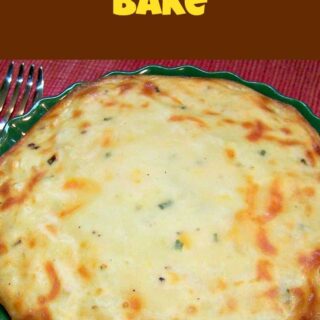 Potato Cheddar Bake.You could have this as a side dish, make up a jug of gravy and enjoy!
