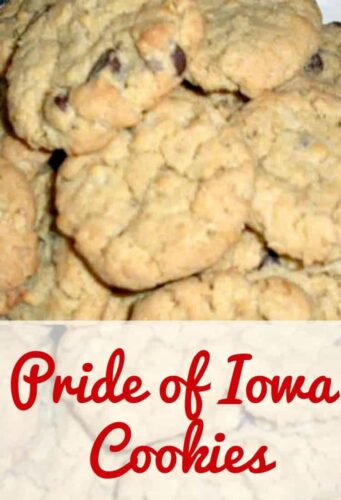 Pride of Iowa Cookies. Come and see what makes these cookies so special. Delicious coconut, black walnuts and oats make these cookies a perfect snack