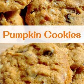 Delicious Pumpkin Cookies! Easy to make and they go fast so make sure you have plenty!