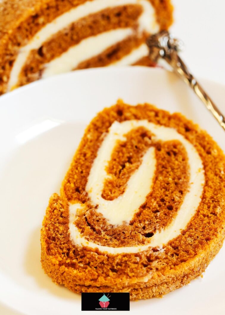 Pumpkin Swiss Roll Cake Lovefoodies