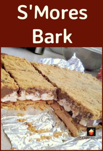 Smore's Bark! A very easy recipe, and great for parties and gatherings. Perfect if you need to make ahead.