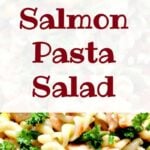 Salmon Pasta Salad - A wonderful fresh tasting side or main dish with a super dressing too!