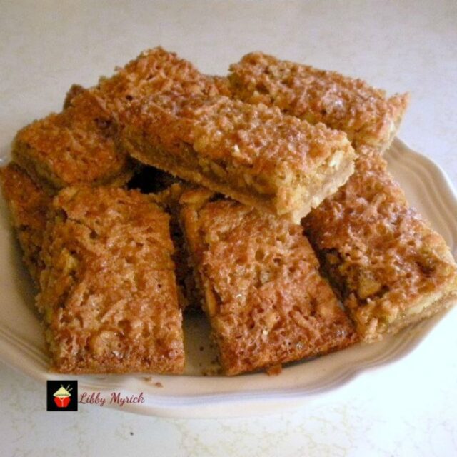 Toffee Nut Bars Lovefoodies