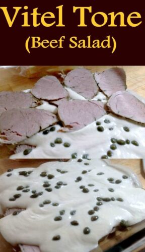 Vitel Tone is a very popular salad dish from Argentina and full of great flavours. Chilled layers of beef or pork in between a wonderful dressing. Come and take a look! It's easy and so delicious!