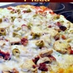 Monster Pizza! Once you've tried the dough recipe you won't use any other! It is awesome!