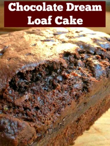 Chocolate Dream Loaf Cake. Super moist and every chocolate lover's dream!