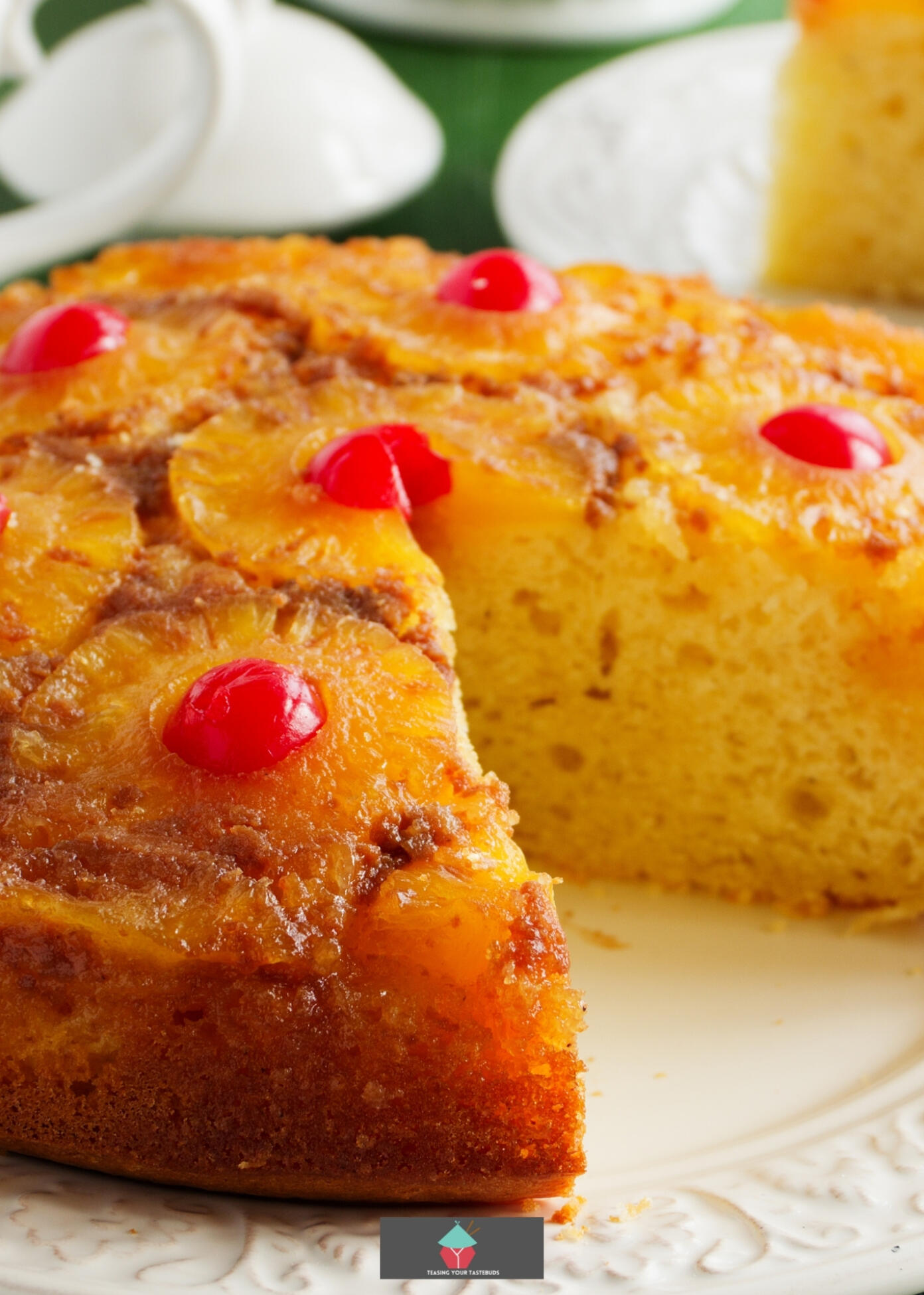 Crockpot Pecan Pineapple Upside Down Cake Lovefoodies