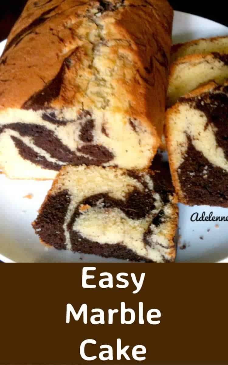 easy marble cake