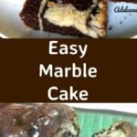 Easy Marble Cake with a fabulous chocolate frosting. Perfect for a party or simply to have on your own with a cup of tea!